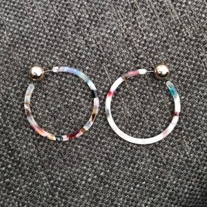J Crew Lucite Hoops